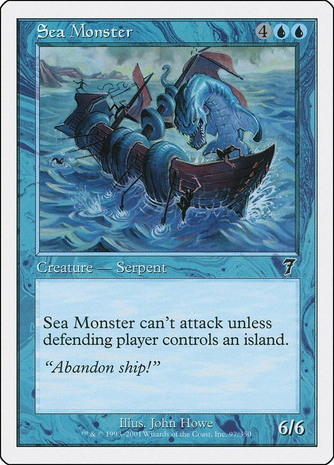 Image for Sea Monster (97) (7th Edition) - Magic: The Gathering