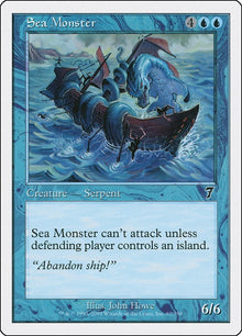 Image for Sea Monster (97) (7th Edition) - Magic: The Gathering