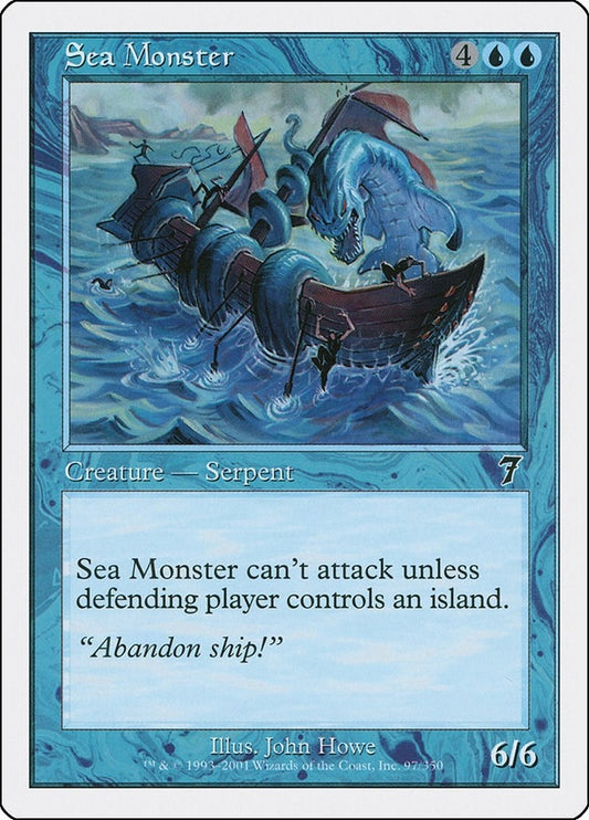 Image for Sea Monster (97) (7th Edition) - Magic: The Gathering