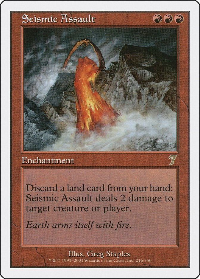 Image for Seismic Assault (216) (7th Edition) - Magic: The Gathering