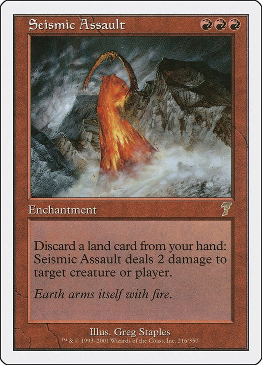 Image for Seismic Assault (216) (7th Edition) - Magic: The Gathering