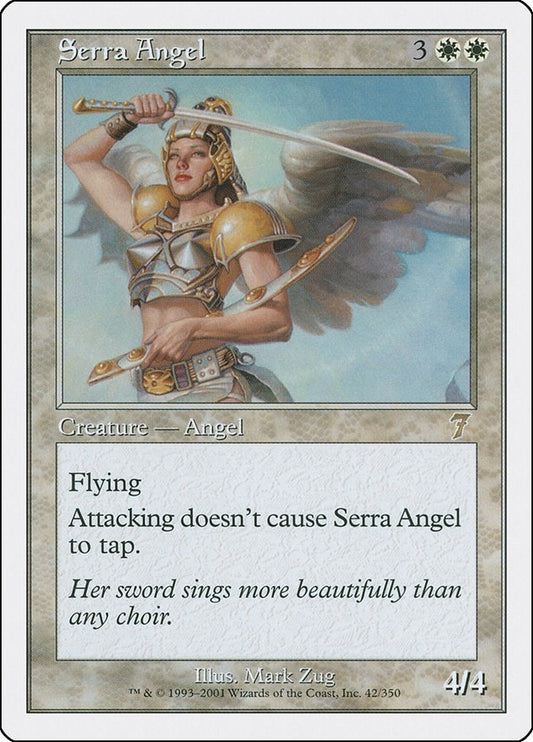 Image for Serra Angel (42) (7th Edition) - Magic: The Gathering