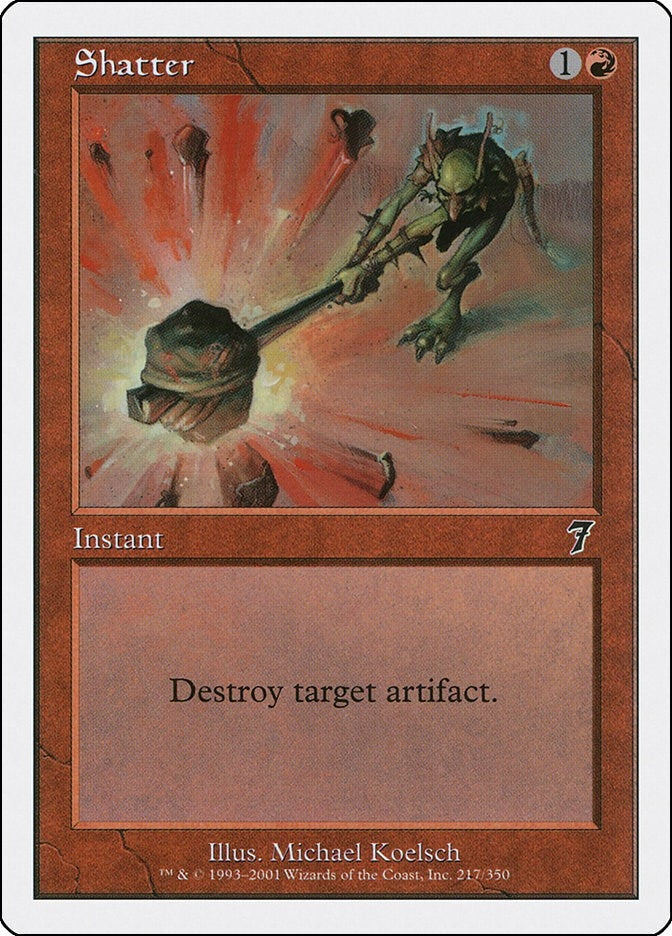 Image for Shatter (217) (7th Edition) - Magic: The Gathering