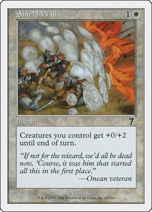 Image for Shield Wall (44) (7th Edition) - Magic: The Gathering