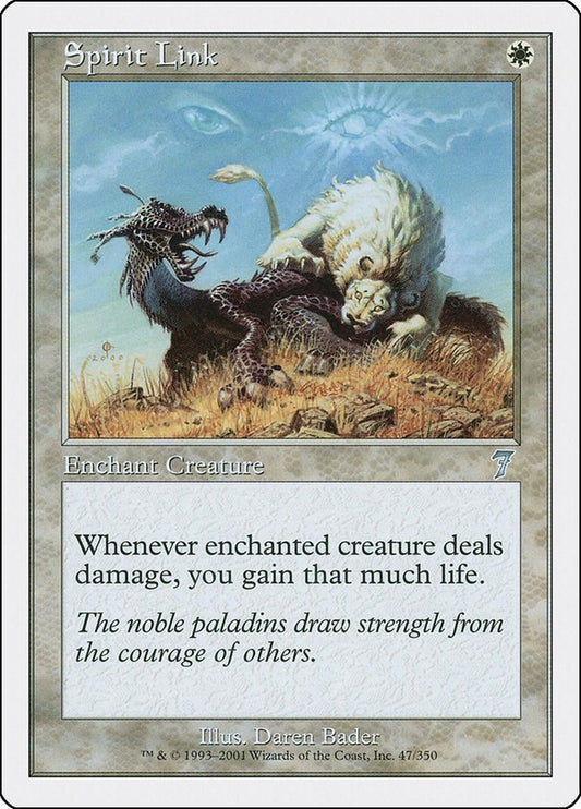 Image for Spirit Link (47) (7th Edition) - Magic: The Gathering