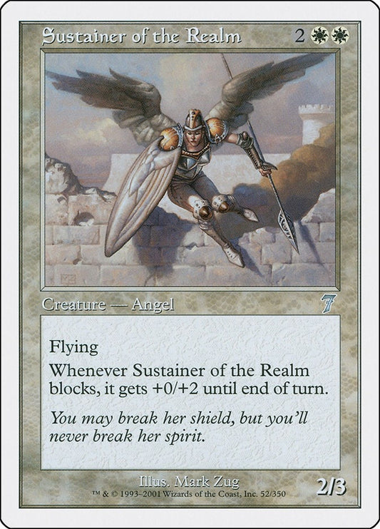 Image for Sustainer of the Realm (52) (7th Edition) - Magic: The Gathering