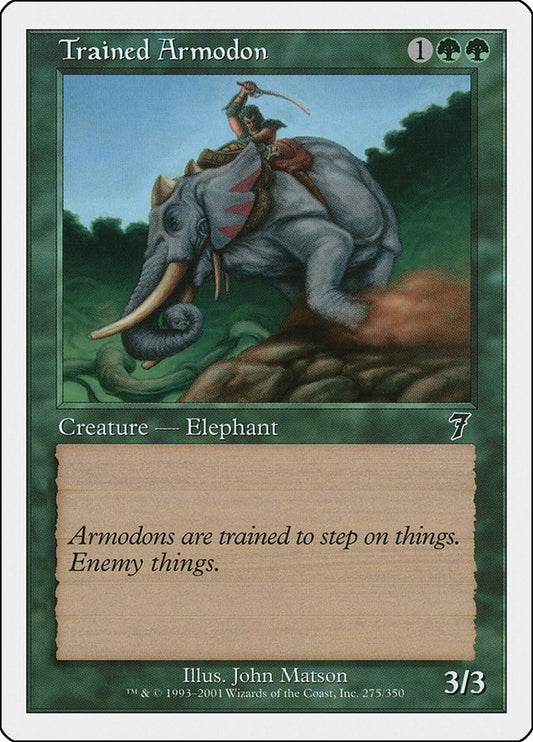Trained Armodon (275) (7th Edition)
