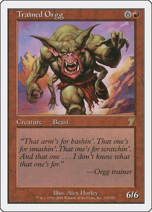 Image for Trained Orgg (224) (7th Edition) - Magic: The Gathering