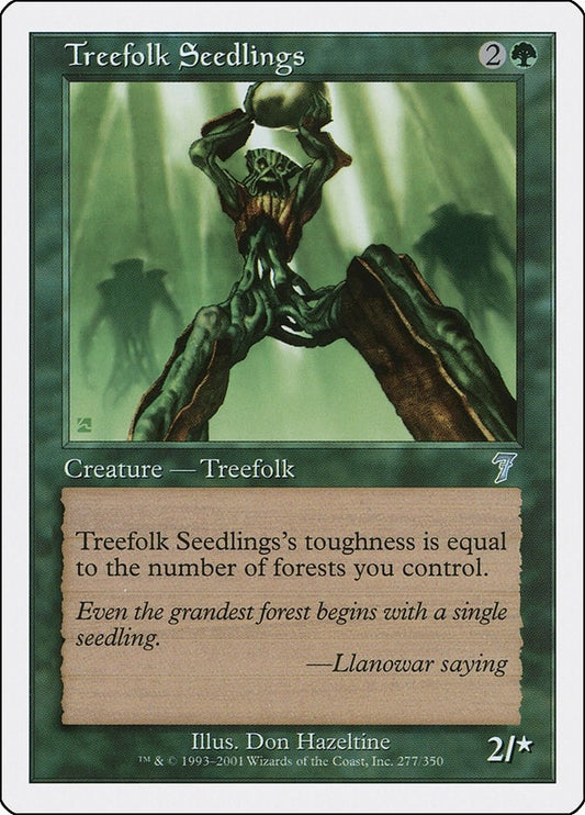 Treefolk Seedlings (277) (7th Edition)