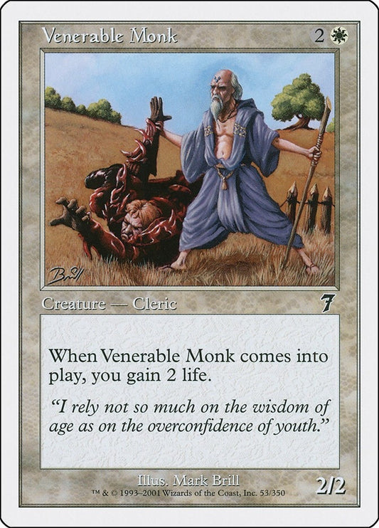 Image for Venerable Monk (53) (7th Edition) - Magic: The Gathering