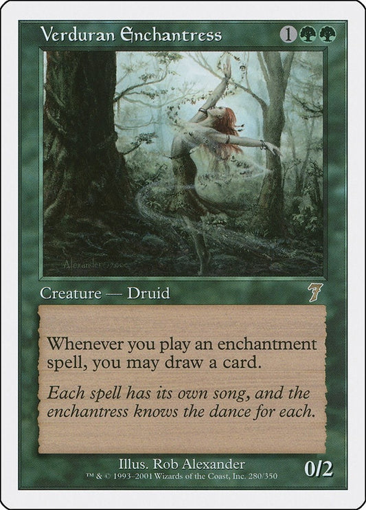Verduran Enchantress (280) (7th Edition)
