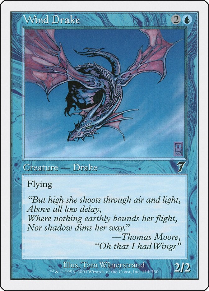 Image for Wind Drake (114) (7th Edition) - Magic: The Gathering