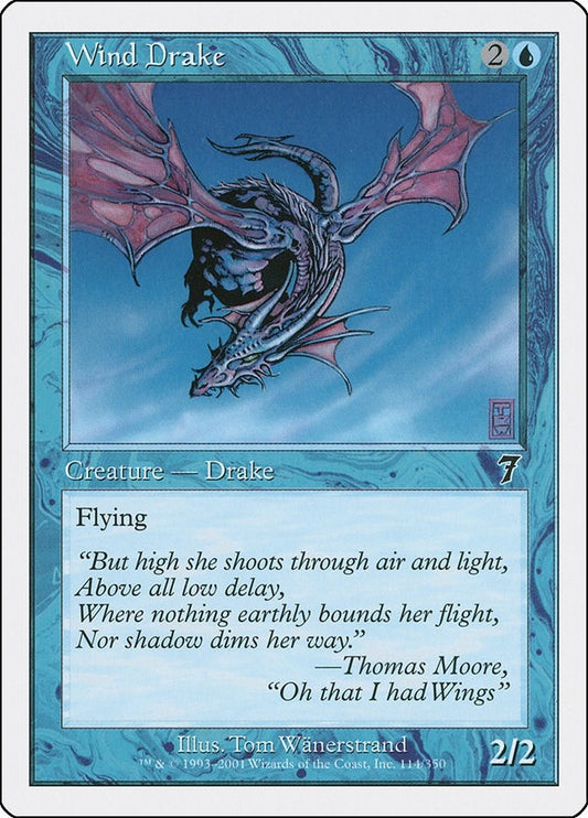 Image for Wind Drake (114) (7th Edition) - Magic: The Gathering