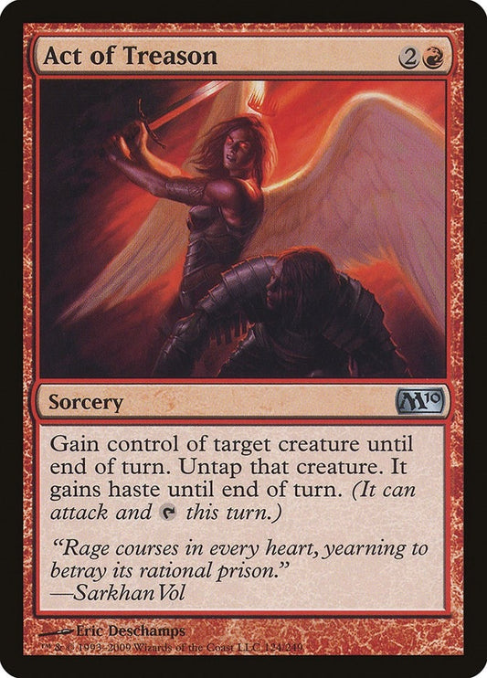 Image for Act of Treason (124) (Magic 2010 (M10)) (M10) - Magic: The Gathering