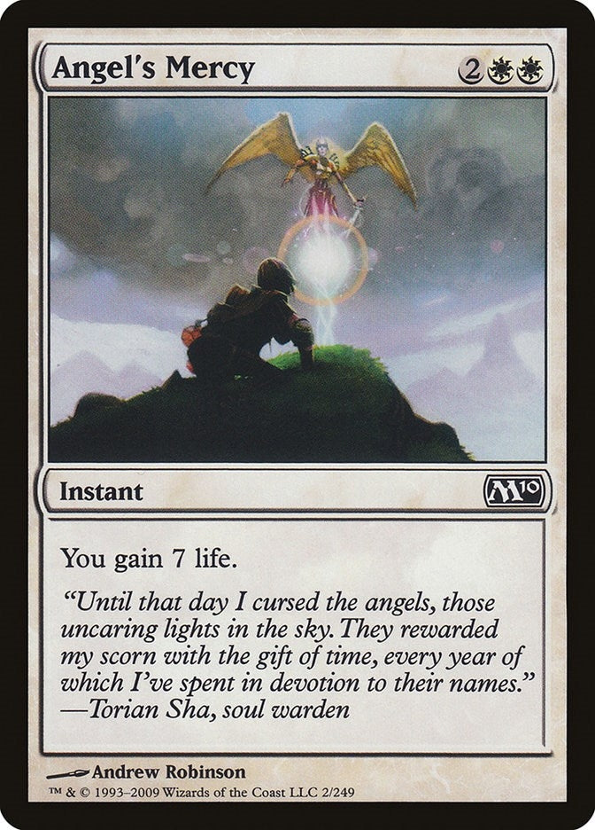 Image for Angel's Mercy (2) (Magic 2010 (M10)) (M10) - Magic: The Gathering