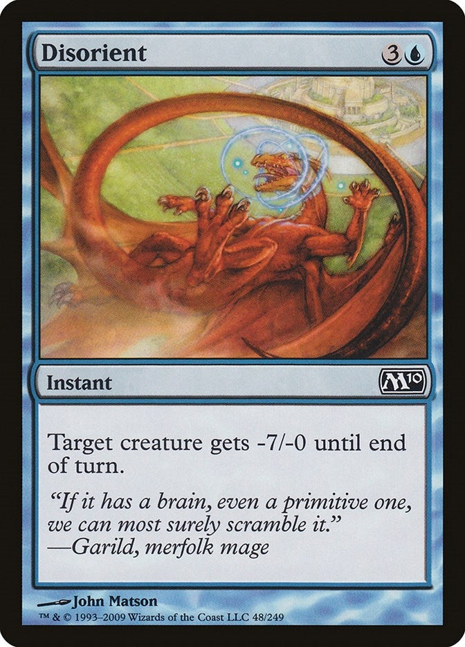 Image for Disorient (48) (Magic 2010 (M10)) (M10) - Magic: The Gathering