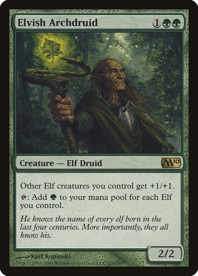 Image for Elvish Archdruid (176) (Magic 2010 (M10)) (M10) - Magic: The Gathering