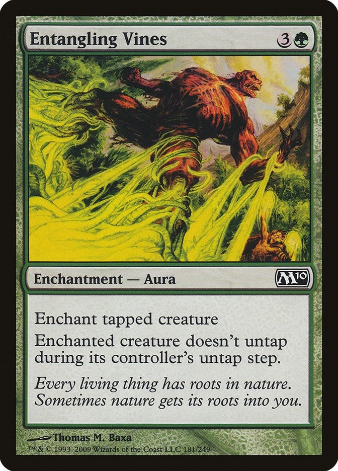 Image for Entangling Vines (181) (Magic 2010 (M10)) (M10) - Magic: The Gathering
