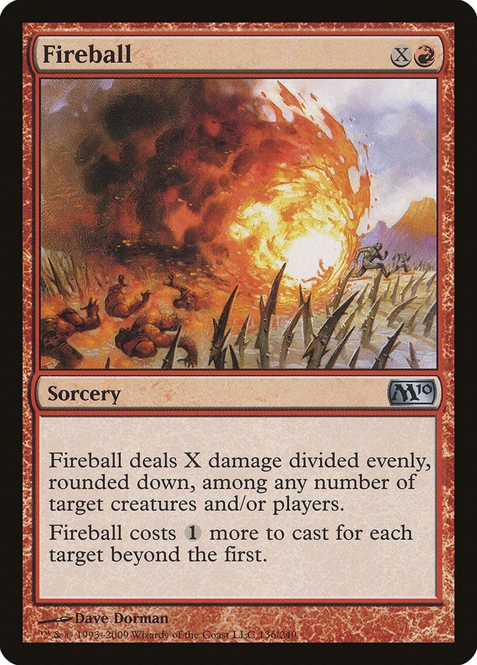 Image for Fireball (136) (Magic 2010 (M10)) (M10) - Magic: The Gathering