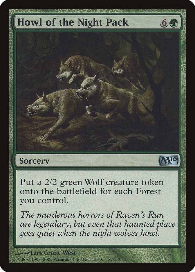 Image for Howl of the Night Pack (187) (Magic 2010 (M10)) (M10) - Magic: The Gathering