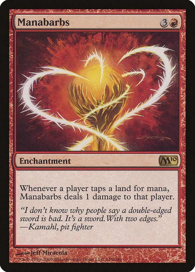Image for Manabarbs (149) (Magic 2010 (M10)) (M10) - Magic: The Gathering