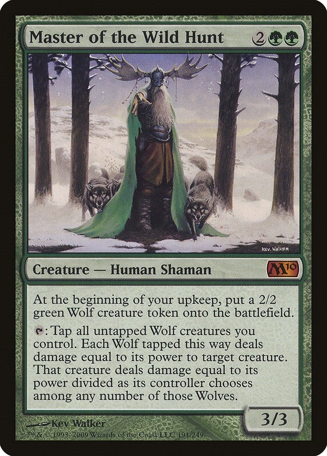Image for Master of the Wild Hunt (191) (Magic 2010 (M10)) (M10) - Magic: The Gathering