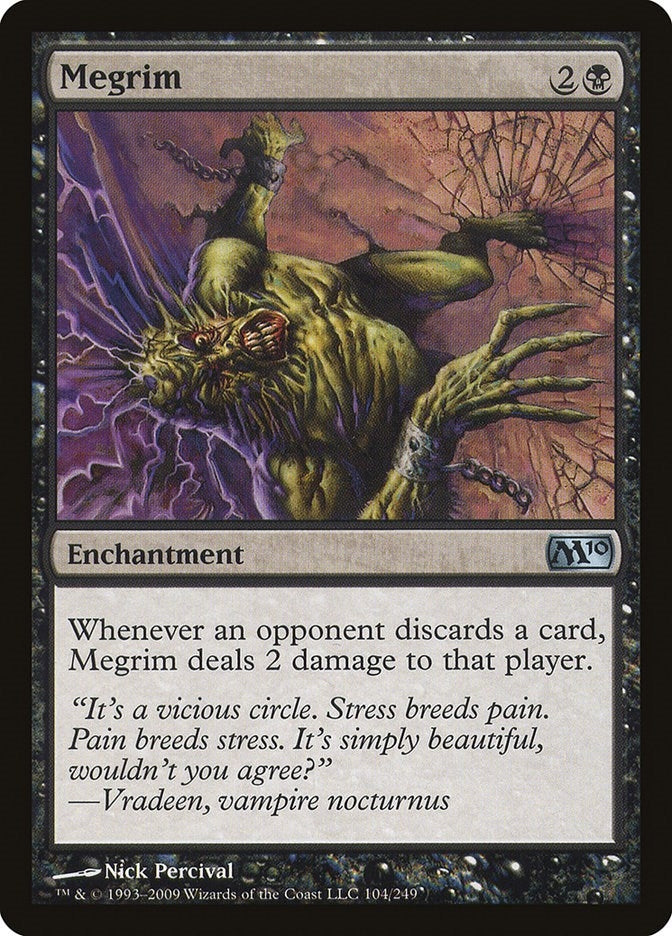 Image for Megrim (104) (Magic 2010 (M10)) (M10) - Magic: The Gathering