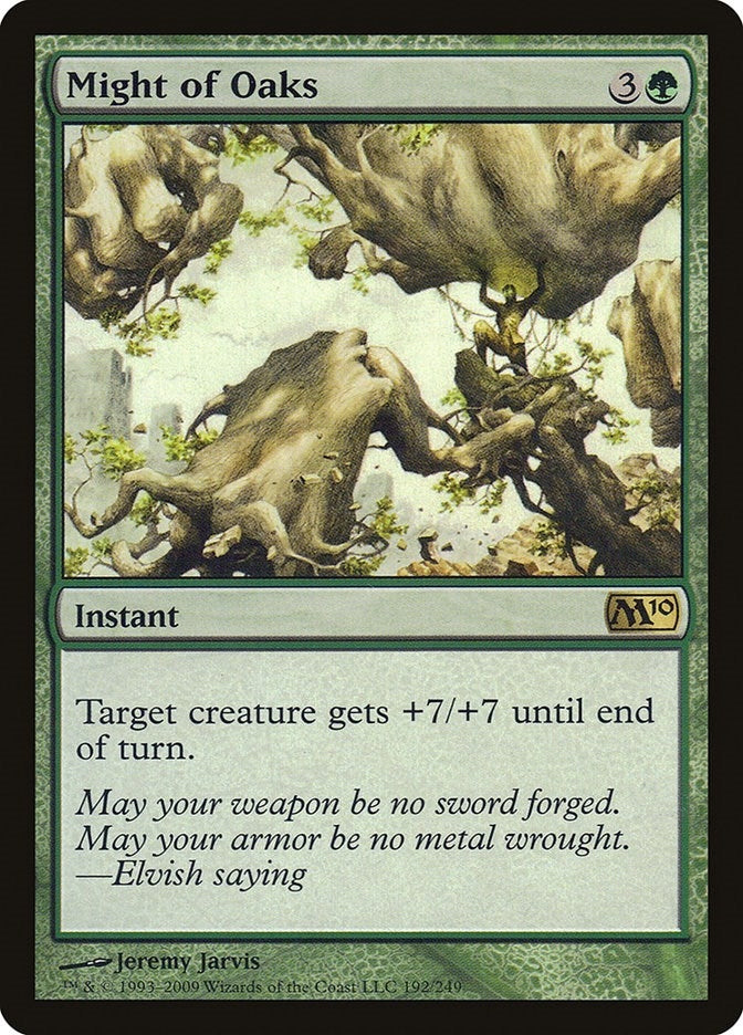 Image for Might of Oaks (192) (Magic 2010 (M10)) (M10) - Magic: The Gathering