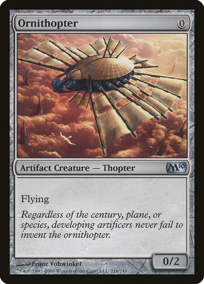 Image for Ornithopter (216) (Magic 2010 (M10)) (M10) - Magic: The Gathering