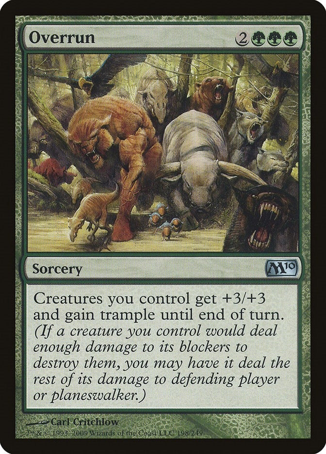 Image for Overrun (198) (Magic 2010 (M10)) (M10) - Magic: The Gathering