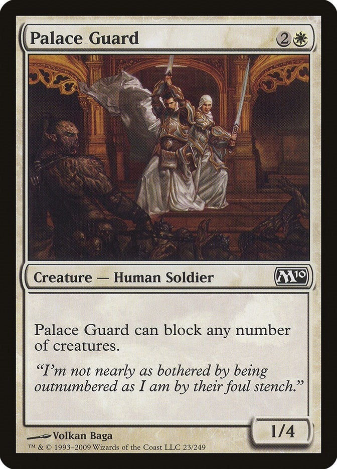 Image for Palace Guard (23) (Magic 2010 (M10)) (M10) - Magic: The Gathering