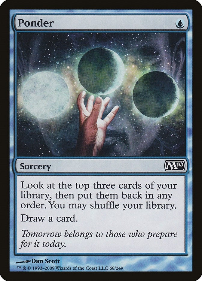 Image for Ponder (68) (Magic 2010 (M10)) (M10) - Magic: The Gathering