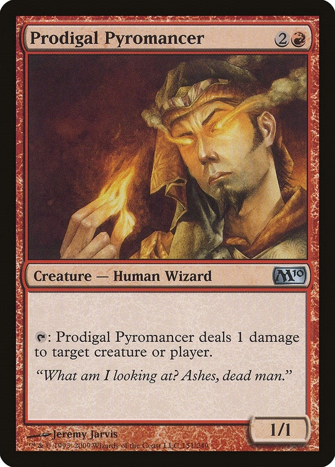 Image for Prodigal Pyromancer (151) (Magic 2010 (M10)) (M10) - Magic: The Gathering