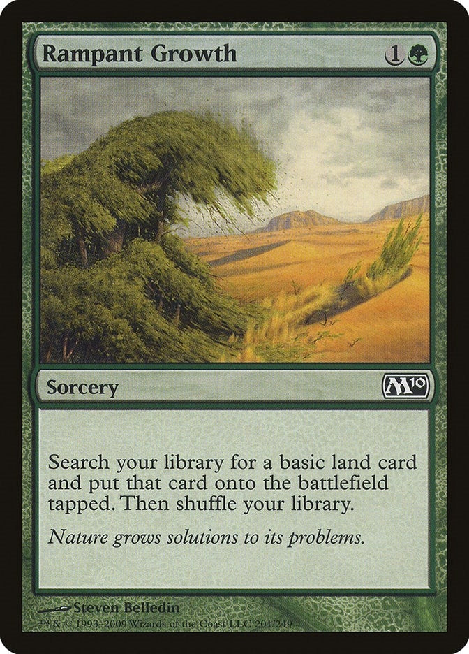 Image for Rampant Growth (201) (Magic 2010 (M10)) (M10) - Magic: The Gathering