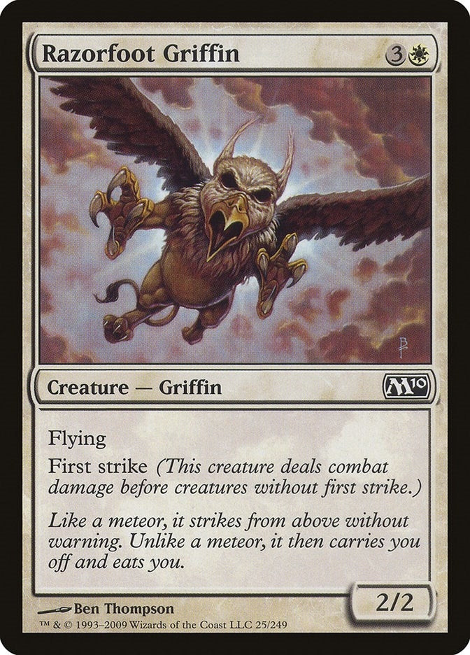 Image for Razorfoot Griffin (25) (Magic 2010 (M10)) (M10) - Magic: The Gathering