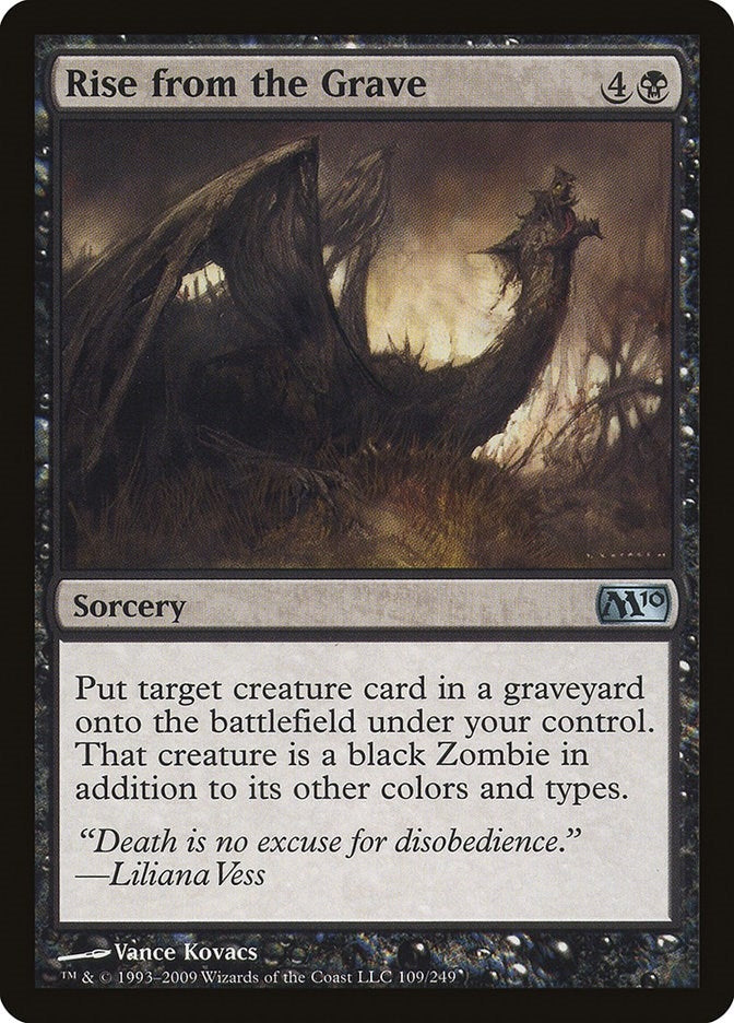 Image for Rise from the Grave (109) (Magic 2010 (M10)) (M10) - Magic: The Gathering