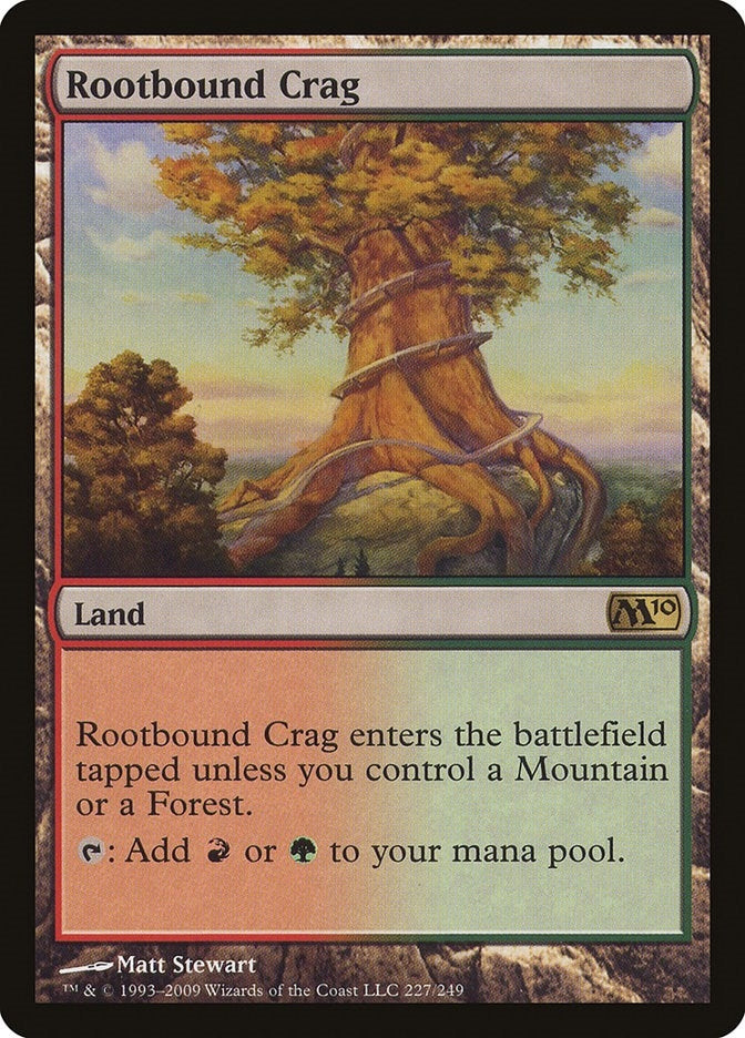Image for Rootbound Crag (227) (Magic 2010 (M10)) (M10) - Magic: The Gathering