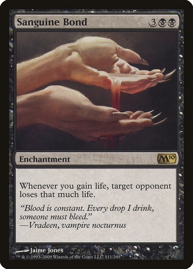 Image for Sanguine Bond (111) (Magic 2010 (M10)) (M10) - Magic: The Gathering