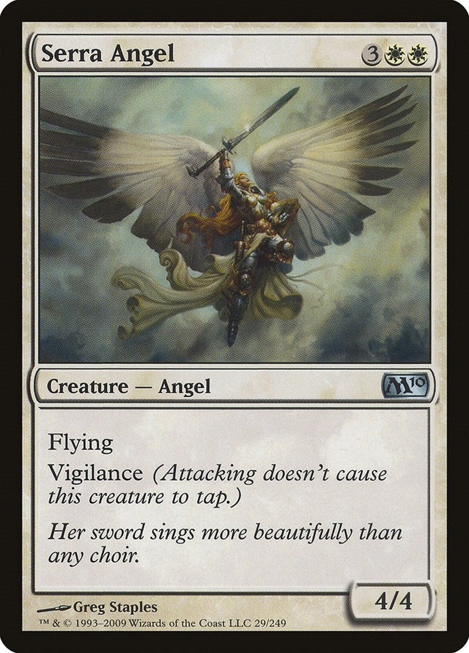 Image for Serra Angel (29) (Magic 2010 (M10)) (M10) - Magic: The Gathering
