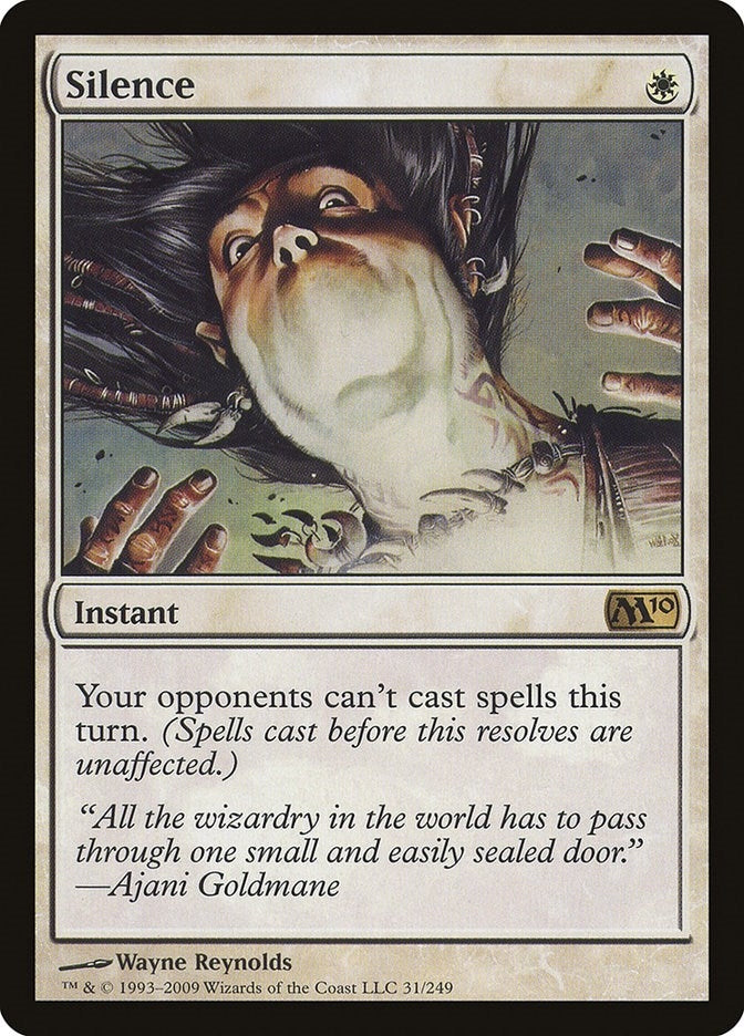 Image for Silence (31) (Magic 2010 (M10)) (M10) - Magic: The Gathering