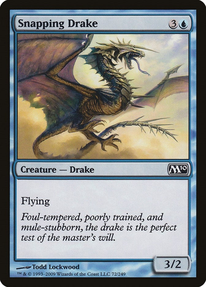 Image for Snapping Drake (72) (Magic 2010 (M10)) (M10) - Magic: The Gathering
