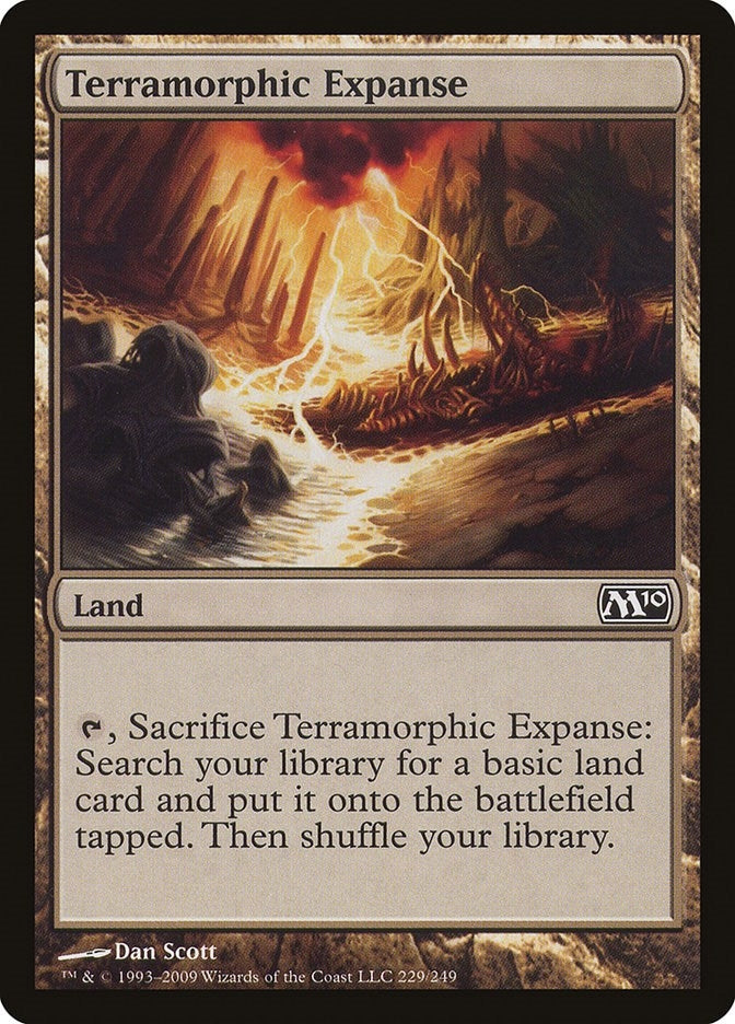 Image for Terramorphic Expanse (229) (Magic 2010 (M10)) (M10) - Magic: The Gathering