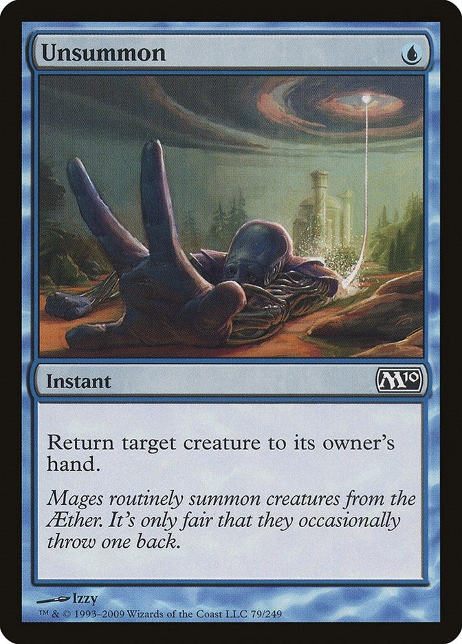 Image for Unsummon (79) (Magic 2010 (M10)) (M10) - Magic: The Gathering