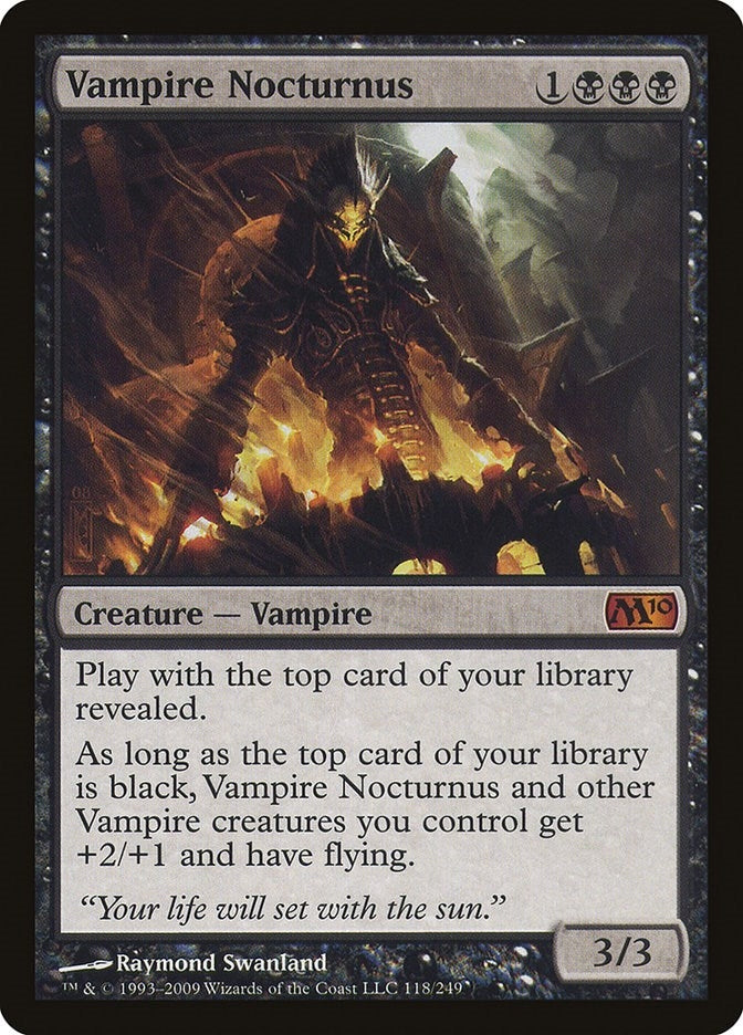 Image for Vampire Nocturnus (118) (Magic 2010 (M10)) (M10) - Magic: The Gathering