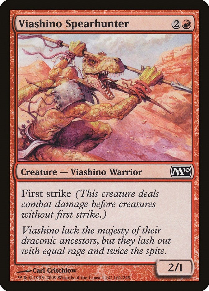 Image for Viashino Spearhunter (161) (Magic 2010 (M10)) (M10) - Magic: The Gathering