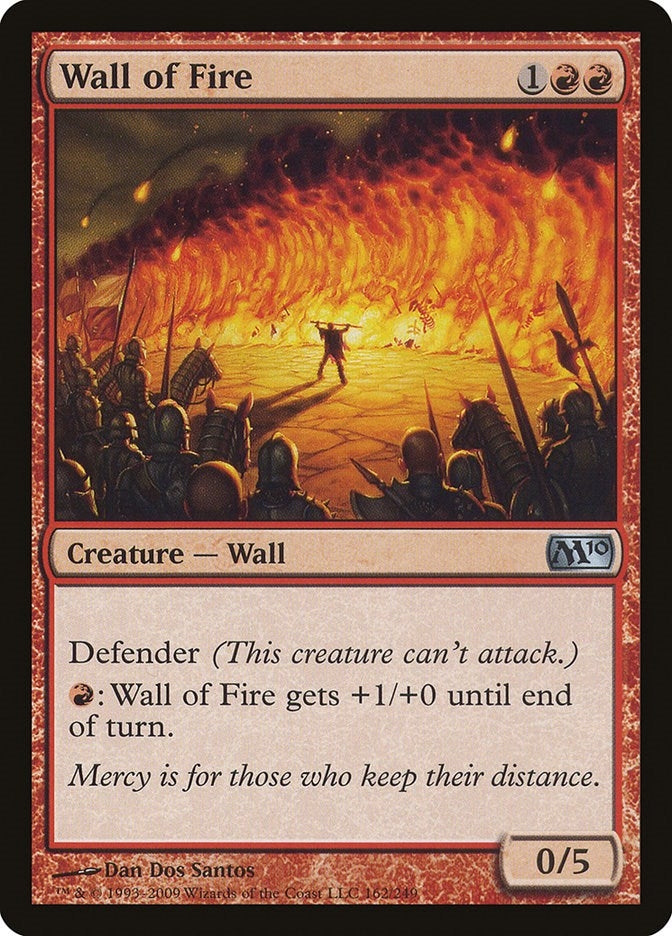 Image for Wall of Fire (162) (Magic 2010 (M10)) (M10) - Magic: The Gathering