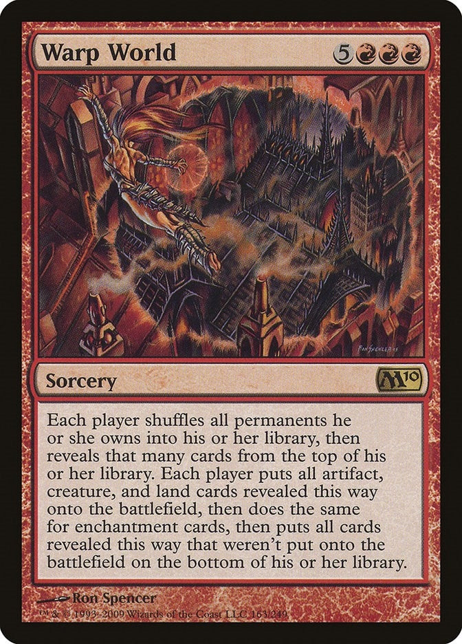 Image for Warp World (163) (Magic 2010 (M10)) (M10) - Magic: The Gathering