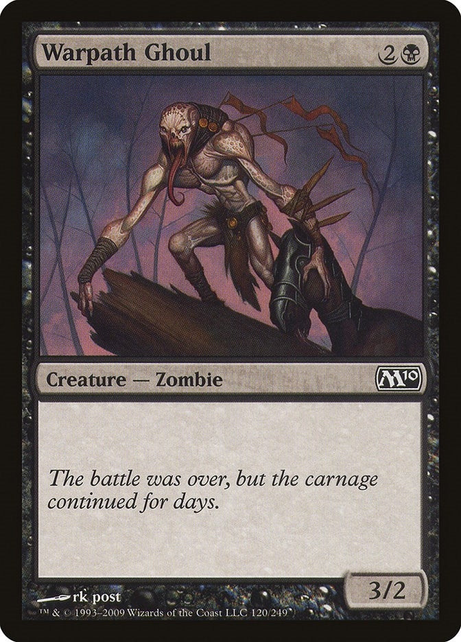 Image for Warpath Ghoul (120) (Magic 2010 (M10)) (M10) - Magic: The Gathering