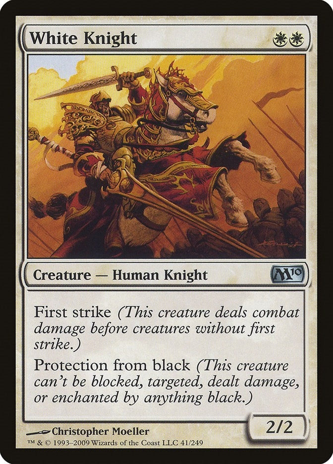 Image for White Knight (41) (Magic 2010 (M10)) (M10) - Magic: The Gathering