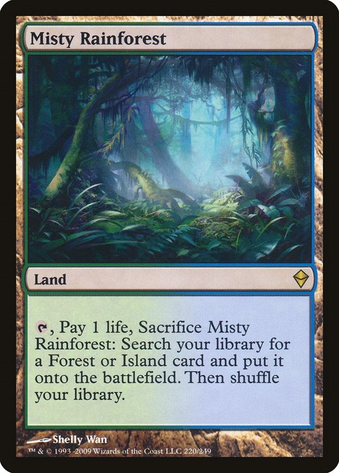 Image for Misty Rainforest (220) (Zendikar) (ZEN) - Magic: The Gathering